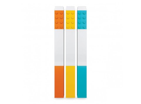 Lego® 5007196 Pack de 3 surligneurs avec briques