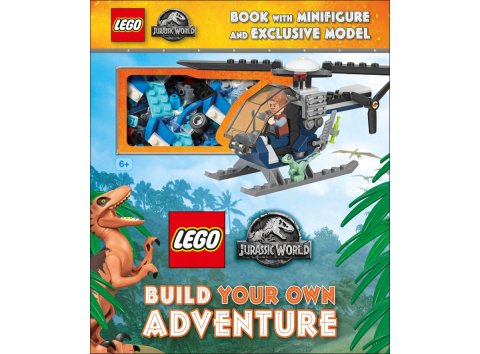 Lego® 5007614 Livre Jurassic World avec Hélicoptère