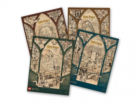 Lego® 5009085 Lot de 4 posters Harry Potter