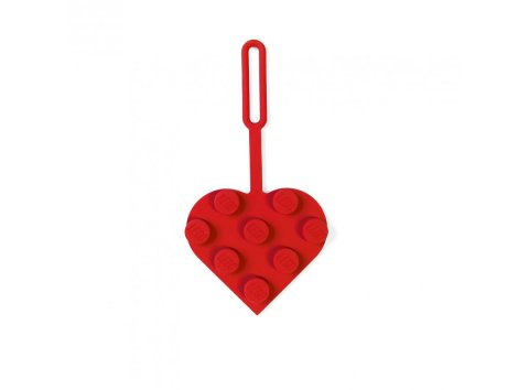 Lego® 5009504 Étiquette de bagage cœur rouge accessoires