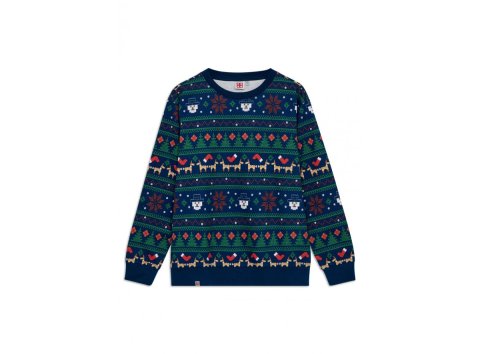 Lego® 5009960 Sweat-shirt de noël adulte bleu foncé