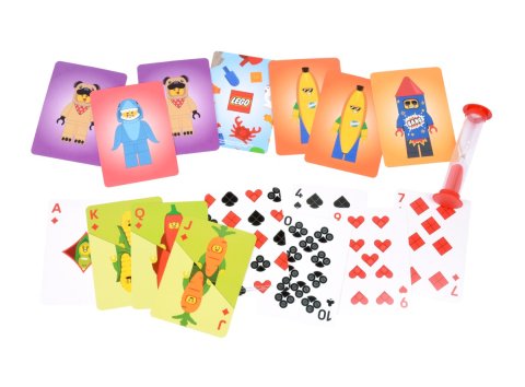 Lego® 5010018 Coffret Double Jeu de Cartes avec Sablier