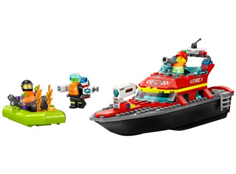 Lego® 60373 Le Bateau de Sauvetage des Pompiers