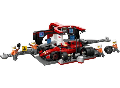 Lego® 60443 Arrêt au stand de F1® et voiture Ferrari
