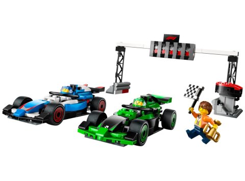 Lego® 60474 Grille de Départ de F1® avec Voitures VCARB et Sauber