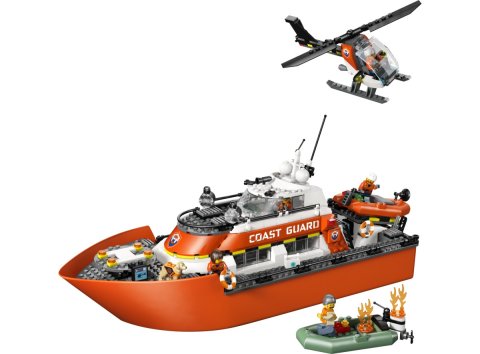 Lego® 60504 Le Bateau de Sauvetage et l'Hélicoptère