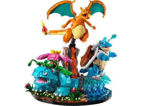 Lego® 72153 Florizarre, Dracaufeu et Tortank Pokémon