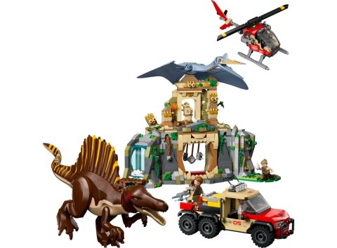 LEGO 76976 Mission Aérienne avec le Spinosaure et le Quetzalcoatlus