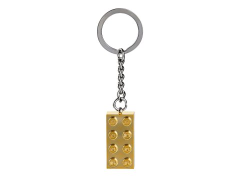 Lego® 850808 Porte-clés brique dorée 2x4