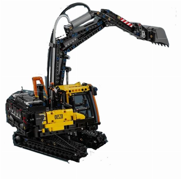 Pelleteuse électrique EC230 Lego 42175