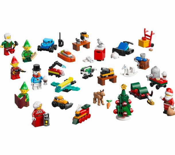 contenu du calendrier de l'avent LEGO City 2026