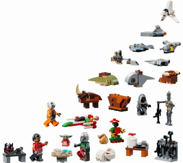contenu du calendrier de l avent star wars 2026