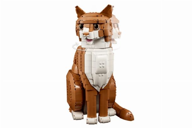 lego 21376 vu articulation du chat