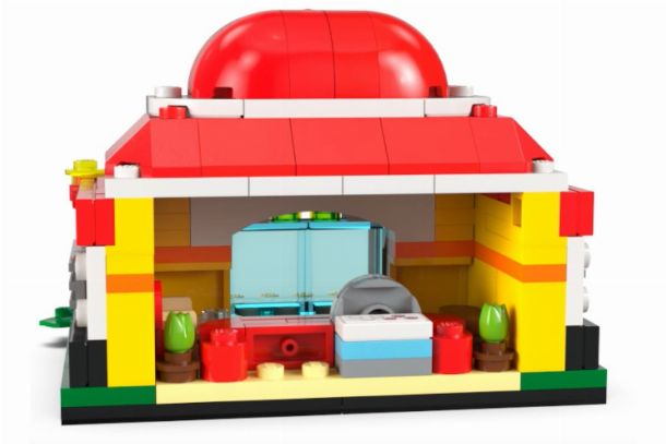 intérieur du centre soins Pokémon lego 40911  